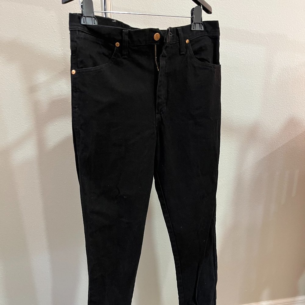 Wrangler Black Men's Jeans Size 33 x 32 - Like New Barely Worn
